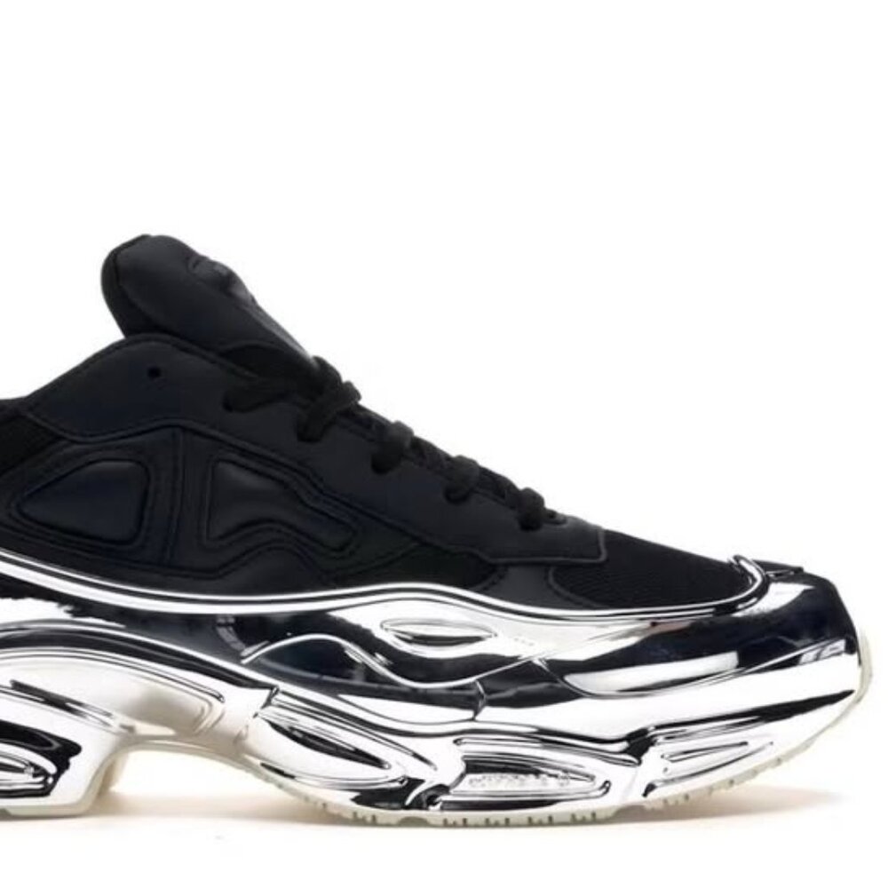 Selling unworn Adidas Ozweego Raf Simons Core Black Silver Metallic